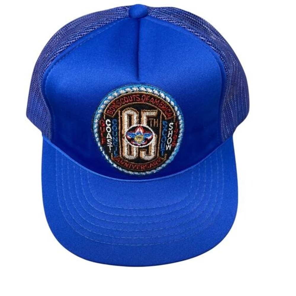 Boy Scouts of America Gulf Coast 85th Anniversary Trucker Hat Mesh Vtg Retro